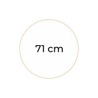 71 cm de hauteur